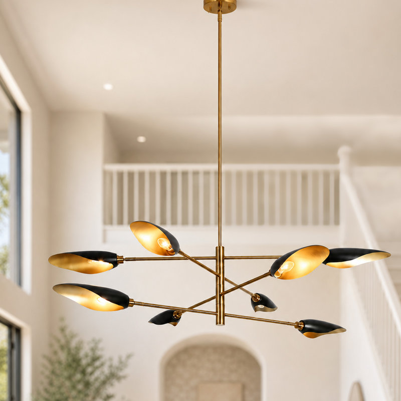 Mercer41 Lakendria 8 - Light Metal Sputnik Chandelier & Reviews